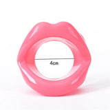 Sexy Lips Rubber Open Mouth Gag