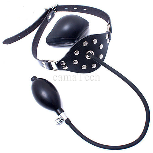 Inflatable Ball Gag Harness