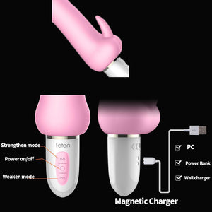 Intelligent Heating Rechargeable Erotic Vibrator