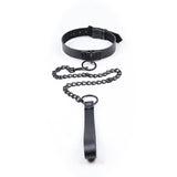 Sexy Genuine Leather Sex Necklace