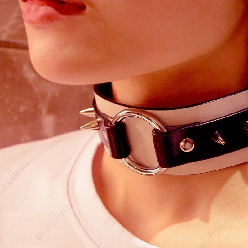 Necklace Punk Rockstar Rockband Choker School Girl 