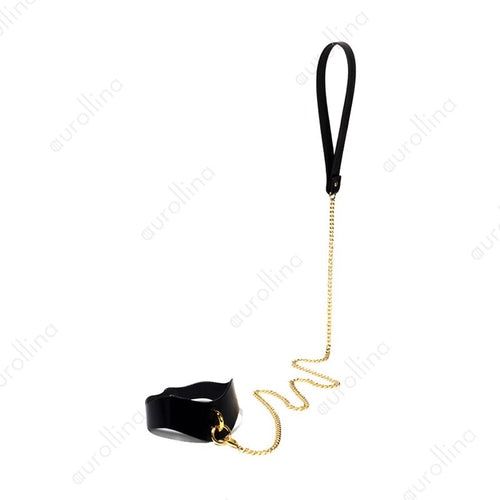 Genuine Leather BDSM Choker With Leash Ring