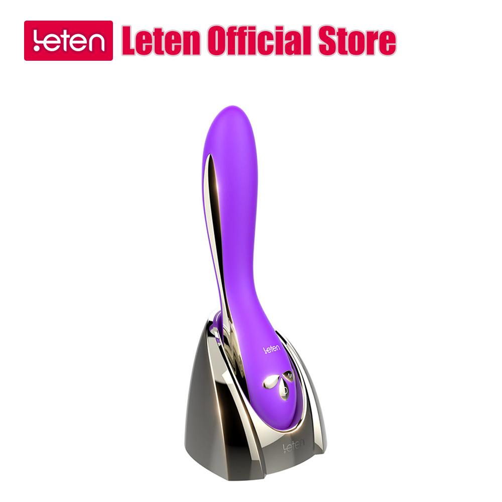 Ergonomic Vibrator with Fast Charging Base