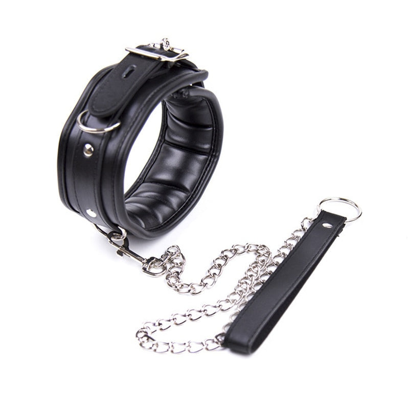 BDSM Bondage Genuine Leather Padded 