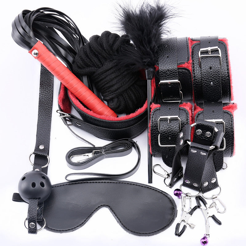Leather & Plush BDSM Kit