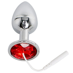 Anal Electroshock Jeweled Butt Plug