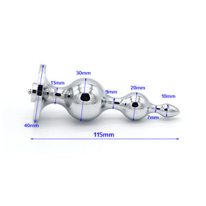 Stainless Steel Electric Shock Anal Plugs