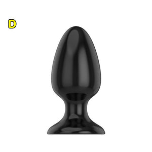 Black Silicone Huge Butt Plug