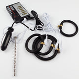 Anal Plug Cock Ring Electroshock Set