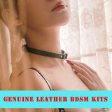 Real Leather BDSMLeather Necklace Kits