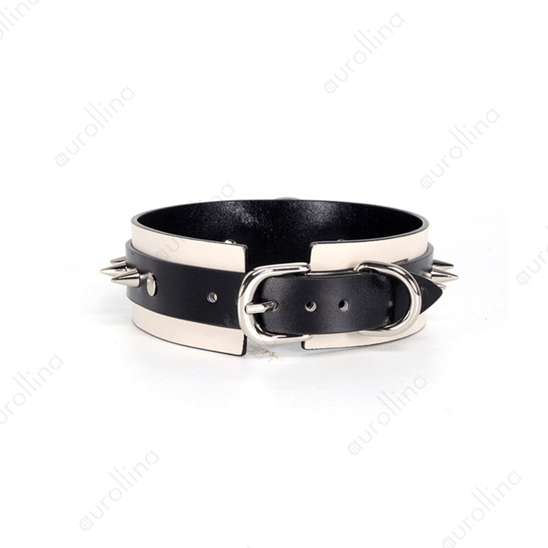 Necklace Punk Rockstar Rockband Choker School Girl