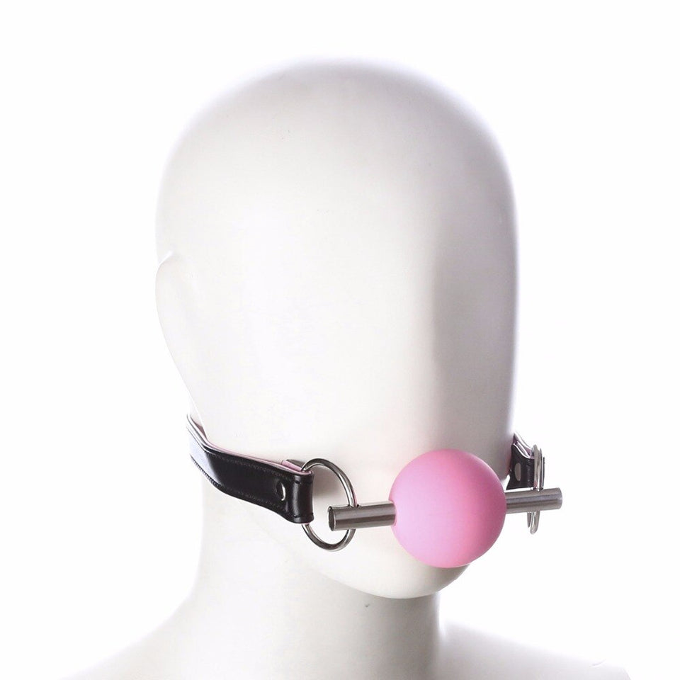 High Quality Open Mouth Silicone Ball Gag