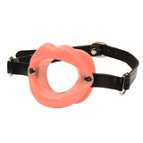 Genuine Leather & Rubber Open Mouth Lip Gag